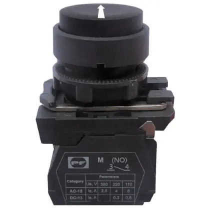 Кнопка Promfactor FP5-AL3351 1NO «белая стрелка вверх» черная (FP5-AL3351) Кнопка Promfactor FP5-AL3351 1NO «белая стрелка вверх» черная (FP5-AL3351)