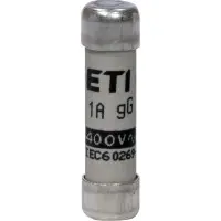 Предохранитель ETI CH8x32 gG 1A 400В (2651001) Предохранитель ETI CH8x32 gG 1A 400В (2651001)