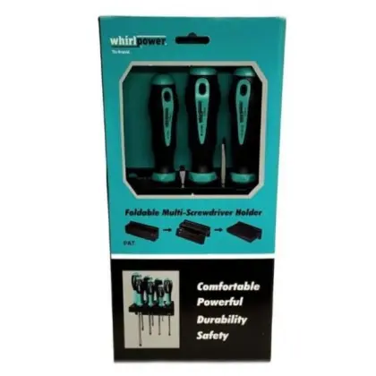 Набор отверток Whirlpower S11-1607D (23670) SL/PH (7шт с настенным креплением) Набор отверток Whirlpower S11-1607D (23670) SL/PH (7шт с настенным креплением)