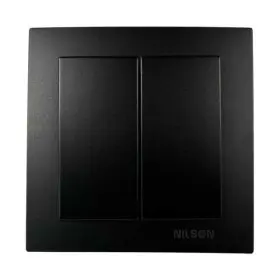 Выключатель Nilson Touran черный мат 2кл ( 24381003 )