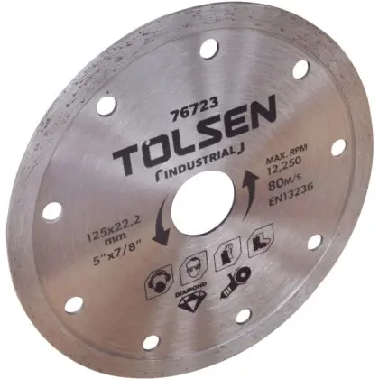 Алмазный диск Tolsen (76723) 125х22.2х7.5мм «Профи» Алмазный диск Tolsen (76723) 125х22.2х7.5мм «Профи»