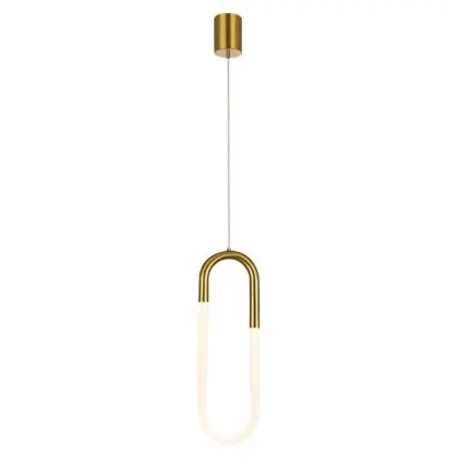 Подвесной светильник, люстра Azzardo AZ5740 Nexus LED 1x9W 3000K 720Lm IP20 золотой Подвесной светильник, люстра Azzardo AZ5740 Nexus LED 1x9W 3000K 720Lm IP20 золотой