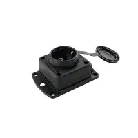 Розетка Violux каучук настінна з кришкою IP44 ( 930640 )