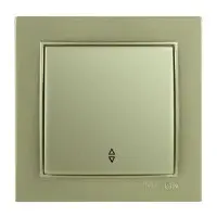 Выключатель Nilson Thor золото 1кл проходной ( 27151007 )