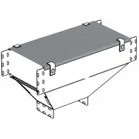Крышка на вертикальный внешний угол METAKSAN KKDL 30 10 PG 300мм 1мм переходник правосторонний/левый