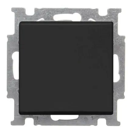 Однокнопковий перехресний вимикач ABB Basic 55 2CKA001012A2182 2006/7 UC-95-507 (чорний шато) Однокнопковий перехресний вимикач ABB Basic 55 2CKA001012A2182 2006/7 UC-95-507 (чорний шато)