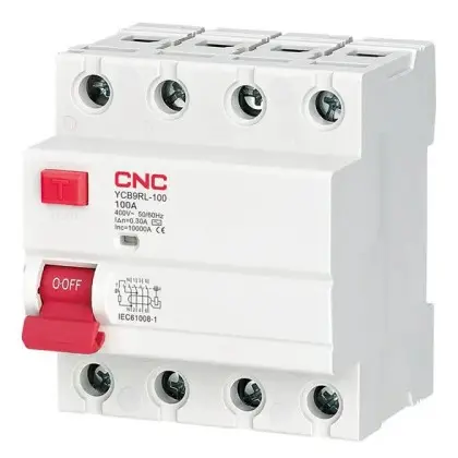 ПЗВ CNC YCB9RL-100 100А 3Р+N 6кА 30мА (Б00041356)