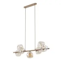 Подвесной светильник, люстра TK Lighting 11109 Lava G9 7x8W IP20 бежевый