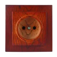 Розетка Nilson Touran черешня 1-я без заземления ( 24261015 )