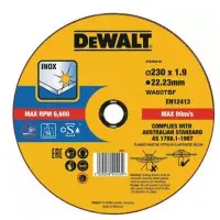 Отрезной диск по металлу DeWALT DT43909 Inox 230х1,9х22,2мм Отрезной диск по металлу DeWALT DT43909 Inox 230х1,9х22,2мм