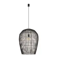 Підвісний світильник, люстра Nowodvorski 11168 Haiti L E27 1x25W IP20 чорний