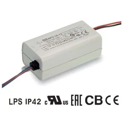 Блок питания Mean Well 16W 700mA IP42 (APC-16-700) Блок питания Mean Well 16W 700mA IP42 (APC-16-700)