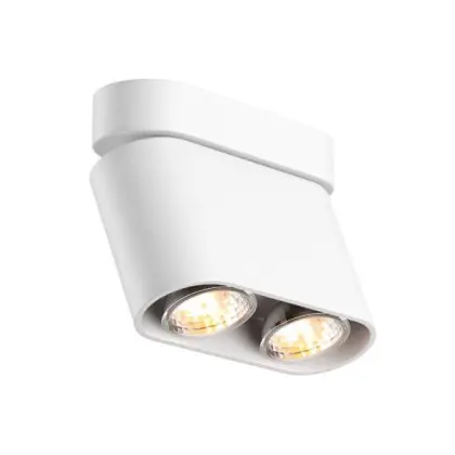 Светильник поворотный, спот Zuma Line ACGU10-146 Rondia GU10 2x50W IP20 белый (5905316605039)