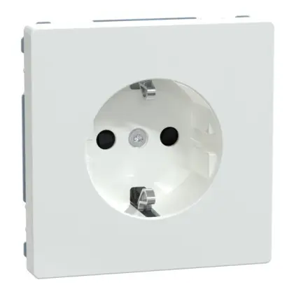 Розетка Schneider Electric D-Life MTN2300-6035 с з/к и шторками белый лотос Розетка Schneider Electric D-Life MTN2300-6035 с з/к и шторками белый лотос