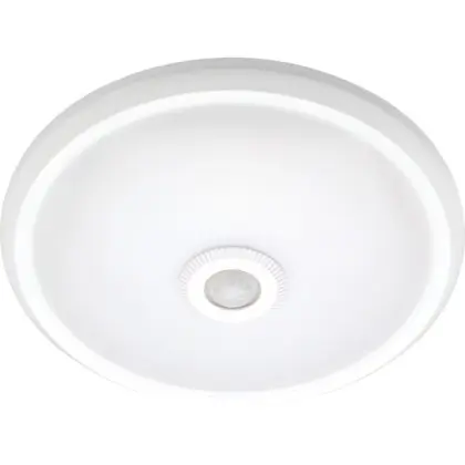 Стельовий світильник E.Next e.sensor.LED.77.12.4000 (білий) з датчиком руху 12Вт 4000К 360° IP20 білий (s061022)
