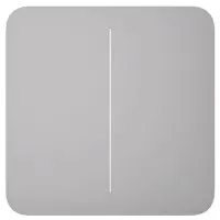 Клавіша розумного вимикача 2кл Ajax 46015.144.FG SoloButton для LightSwitch димна (29814)