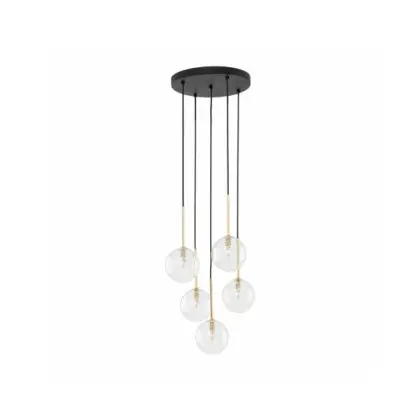 Подвесной светильник, люстра TK Lighting 5943 Nilos G9 5x6W IP20 Черный