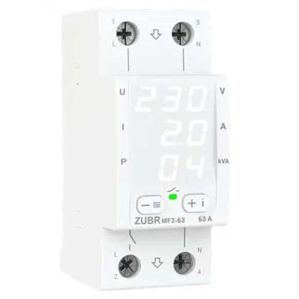 Реле напряжения ZUBR MF2-63