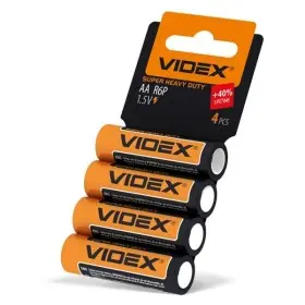 Солевая батарейка Videx R6P AA (R6P/AA 4pcs SC) 4 шт