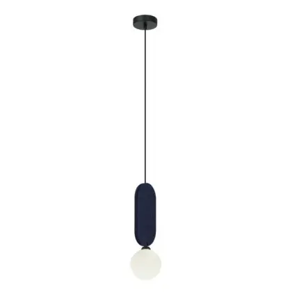 Подвесной светильник, люстра Italux PND-59815-1-BLU Lorenzo G9 1x25W IP20 синий