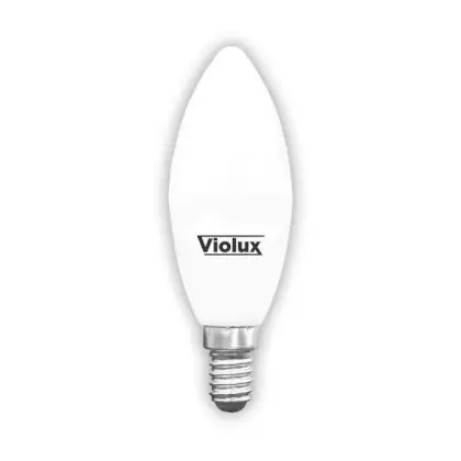 Лампа світлодіодна QUANTUM C37 8W E14 4000K Violux ( 814330 ) Лампа світлодіодна QUANTUM C37 8W E14 4000K Violux ( 814330 )