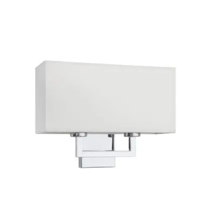 Бра, настенный светильник Nowodvorski 4731 Hotel E27 2x60W IP20 Chrom Бра, настенный светильник Nowodvorski 4731 Hotel E27 2x60W IP20 Chrom