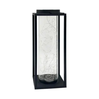 Уличный портативный светильник на солнечной батарее Goldlux 329462 Glamor LED 3000K IP44 черный