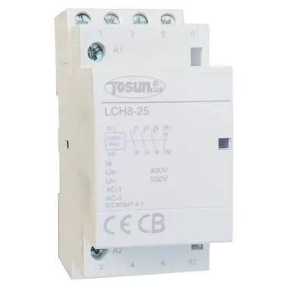 Модульный контактор TOSUNlux LCH8-25 3NO+1NC 4P 25A (6931934234756) Модульный контактор TOSUNlux LCH8-25 3NO+1NC 4P 25A (6931934234756)
