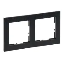 Рамка 2-постова Legrand SUNO (чорний паттерн) 721572 Рамка 2-постова Legrand SUNO (чорний паттерн) 721572