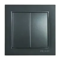 Выключатель Nilson Thor антрацит 2кл ( 27161003 )