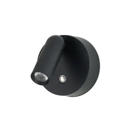 Бра, настенный светильник Azzardo AZ5630 Como LED 1x3W 3000K 198Lm IP20 черный