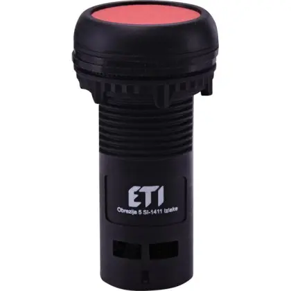 Моноблочная утопленная кнопка ETI 004771460 ECF-01-R (1NC красная) Моноблочная утопленная кнопка ETI 004771460 ECF-01-R (1NC красная)