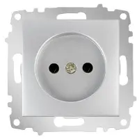 Розетка ABB Cosmo 619-011000-215 (алюминий)