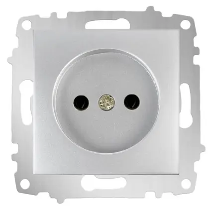 Розетка ABB Cosmo 619-011000-215 (алюміній) Розетка ABB Cosmo 619-011000-215 (алюміній)