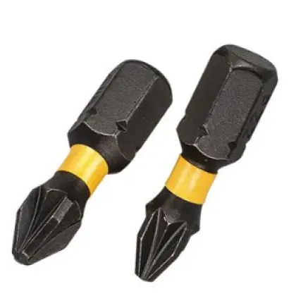 Ударні біти DeWALT Torsion Tic Tac PZ2х25мм (25шт) Ударні біти DeWALT Torsion Tic Tac PZ2х25мм (25шт)
