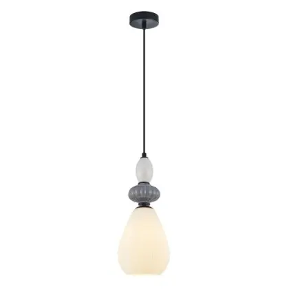 Подвесной светильник, люстра Italux PND-36787-1B-BK-WH Altra E27 1x40W IP20 серый