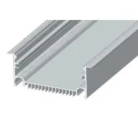 LED-профиль алюминиевый, врезной, широкий, 5 метров (ЛСВ70_5)