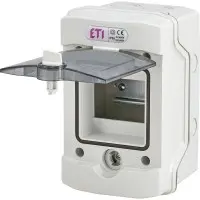 Пластиковый щит наружного исполнения ETI 001101170 ECH-4Gu (4 М IP65) Пластиковый щит наружного исполнения ETI 001101170 ECH-4Gu (4 М IP65)