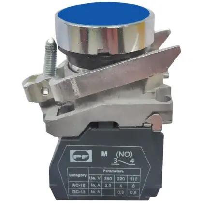 Кнопка Promfactor FP4-BA61 1NO синяя (FP4-BA61) Кнопка Promfactor FP4-BA61 1NO синяя (FP4-BA61)