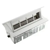 Лючок із висувним блоком Legrand на 8 модулів (654809) білий