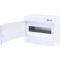 Зовнішній модульний щит ETI 001101006 ECT 12PO 12 М з білими дверцятами