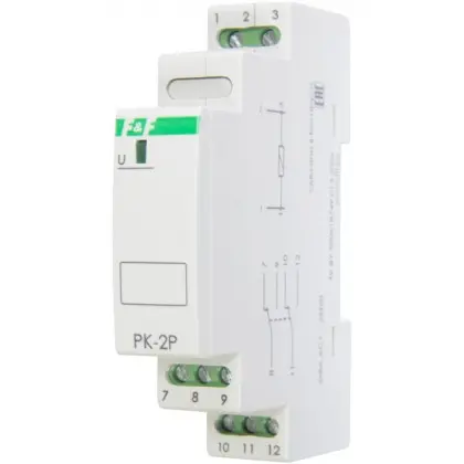 Електромагнітне реле F&F PK-2P-12V 12В 2х8 А