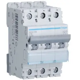 Эл.автомат NDN316 (3p,D,16А) Hager