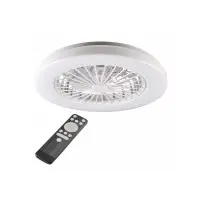 Люстра з вентилятором, стельовий світильник із пультом Goldlux 325792 Libya Led max 1x48W 3000K-6500K 5300Lm IP20 WH