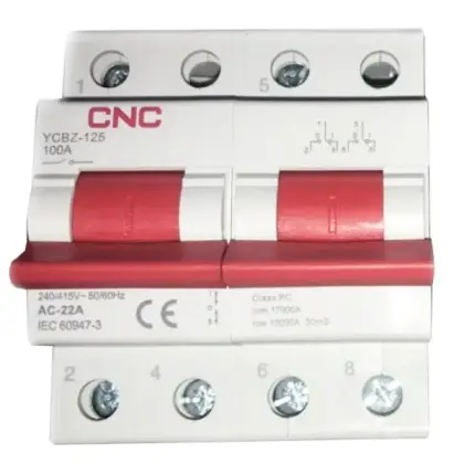 Модульный переключатель нагрузки CNC YCBZ-125 2P 100A 1-0-2 240/415В (Б00045973)