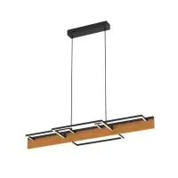 Підвісний світильник, люстра Goldlux 334336 Larysa LED 1x35W 4000K 4600Lm IP20 чорний