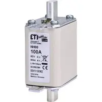 Запобіжник Eti NH-00 Battery 100A 80В DC (4110082) Запобіжник Eti NH-00 Battery 100A 80В DC (4110082)