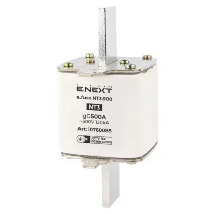 Плавкий предохранитель E.Next e.fuse.NT3.500 габарит 3 500А (i0760085)