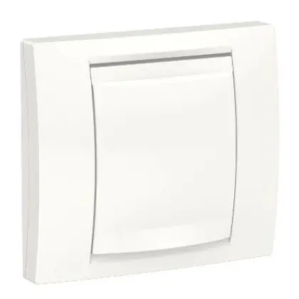 Однопостова рамка Schneider Electric NU044218 IP44 з кришкою (біла) Однопостова рамка Schneider Electric NU044218 IP44 з кришкою (біла)