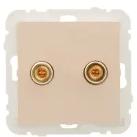 Стереоорозетка Logus 21220 TPE (жемчуг) Стереоорозетка Logus 21220 TPE (жемчуг)